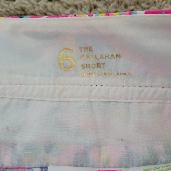 Lilly Pulitzer Psychedelic Sunshine Callahan Short, size 6 - Picture 5 of 7
